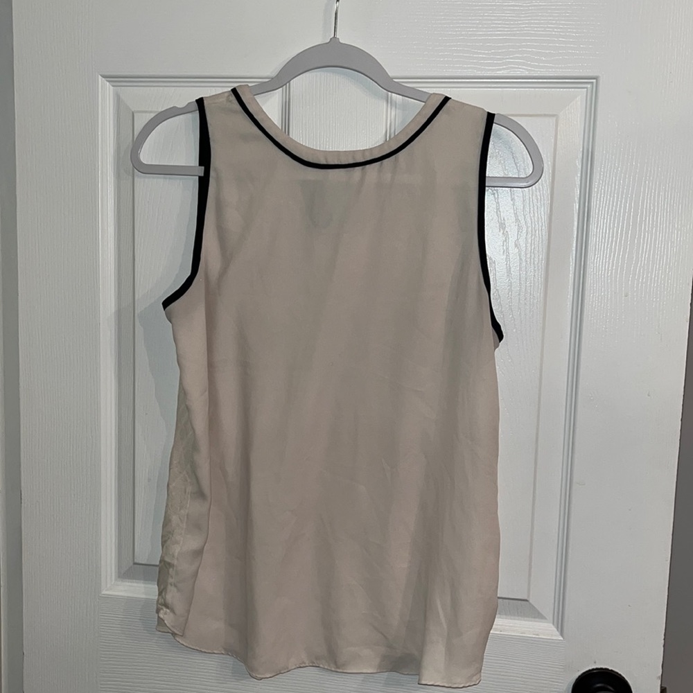 Cream Blouse LOFT Medium